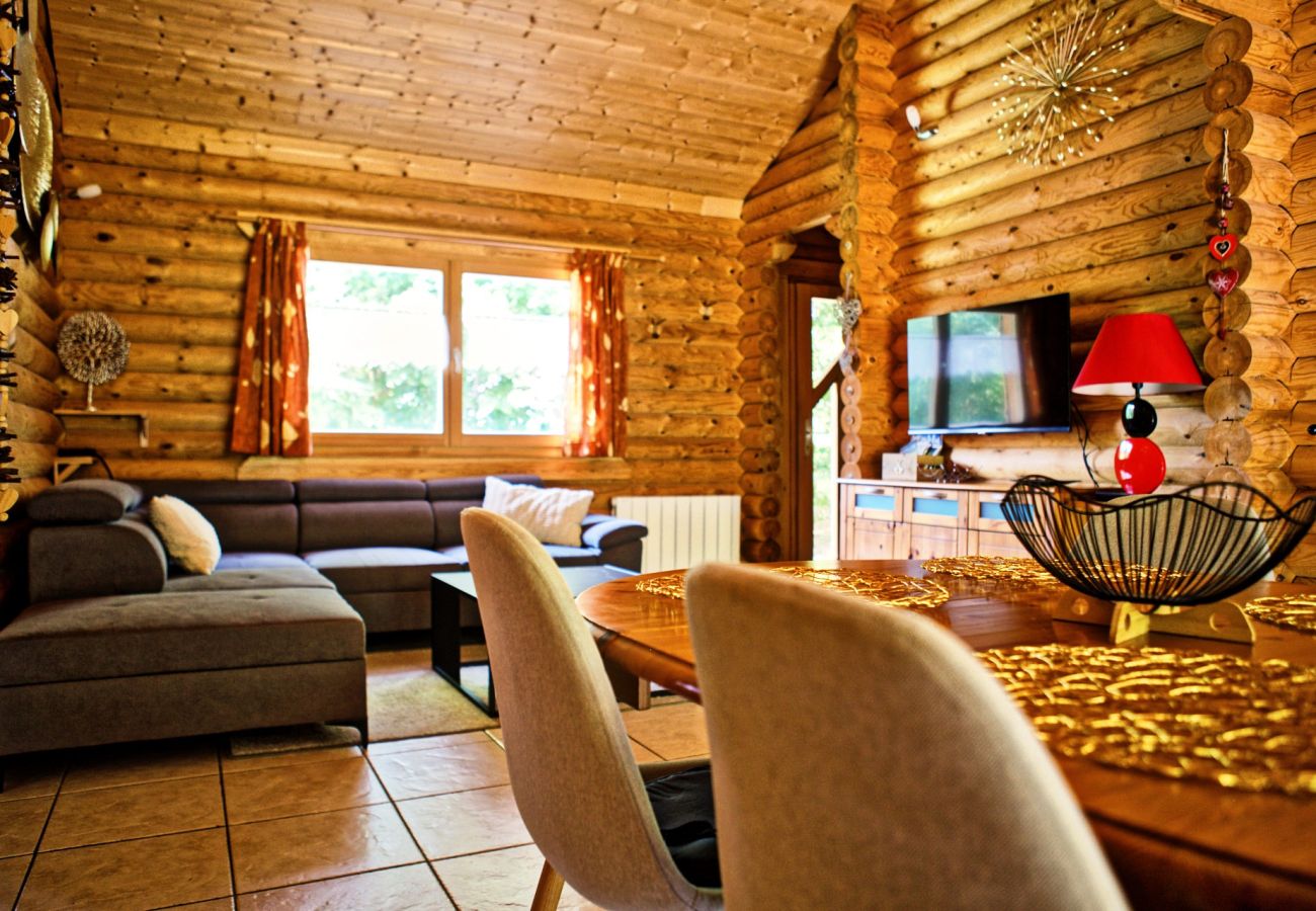 Chalet in Basse-sur-le-Rupt - Chalet et Spa de La Burotte